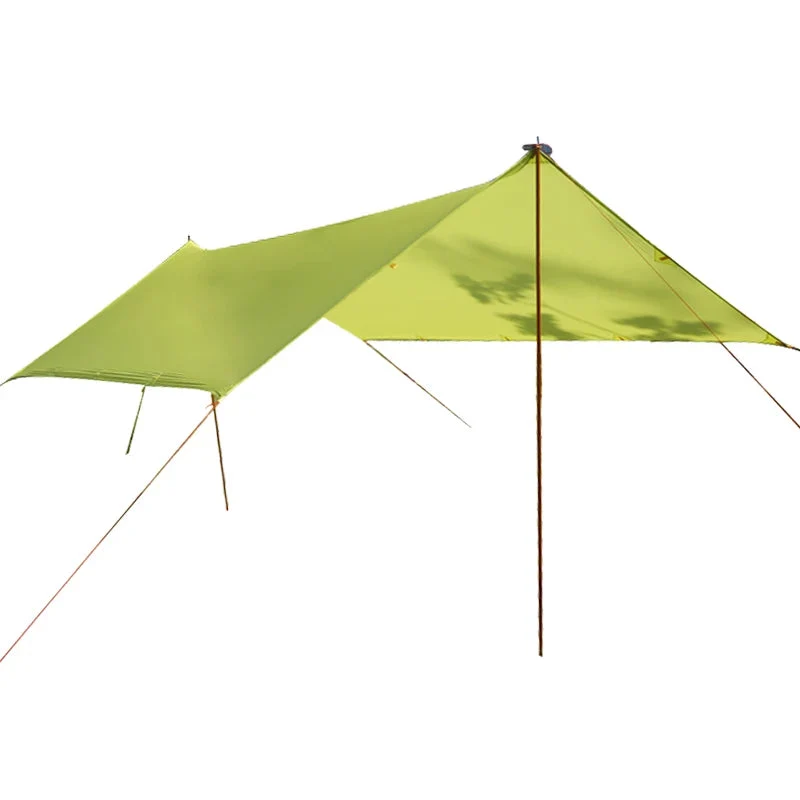 Crafted Ultralight Camping Tarp 15D Nylon Silicone Coated – Waterproof Backpacking Shelter 3×3 4×3 5×3 m Long-Lasting