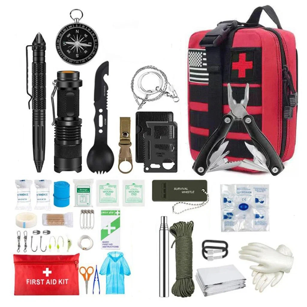 Durable Survival MOLLE IFAK First Aid Kit – Full Set Trauma Bag for Camping Hiking Outdoor Adventures Next-Generation