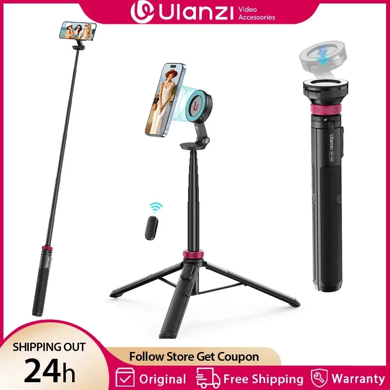 Sophisticated MagSafe Selfie Stick Tripod 1.53M Bluetooth Remote iPhone Versatile