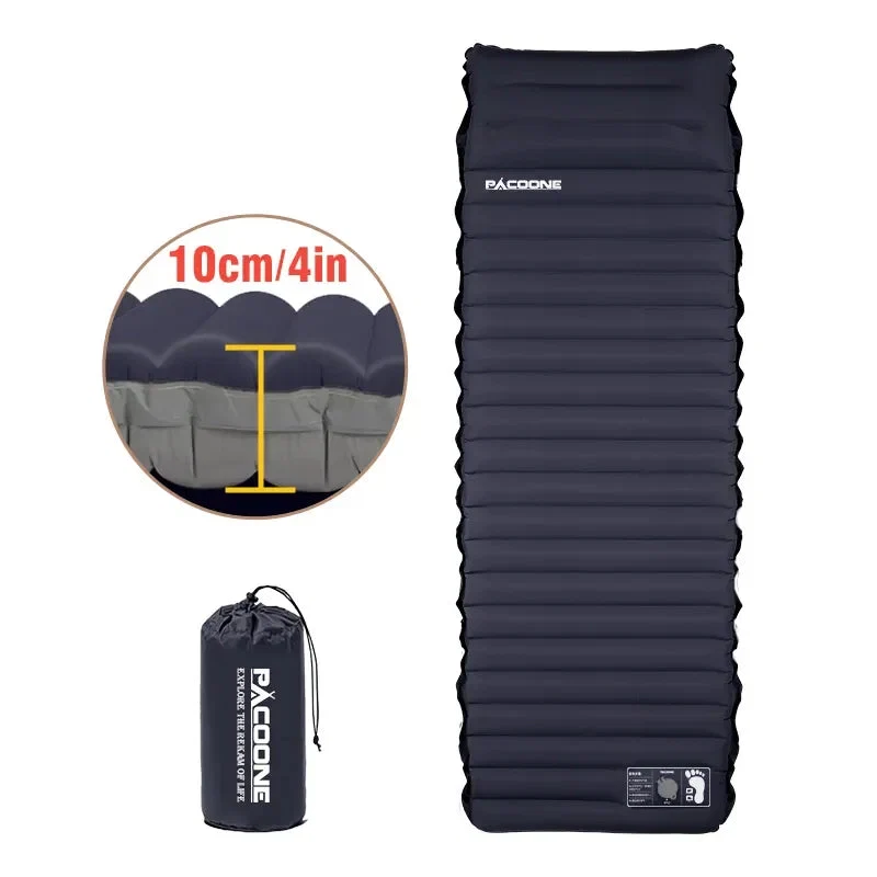 Clean Ultralight Self-Inflating Camping Mattress Built-In Pump Efficient