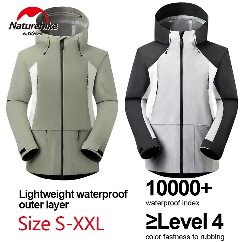 Next-Generation Waterproof Hardshell Hiking Jacket Windbreaker Raincoat Durable