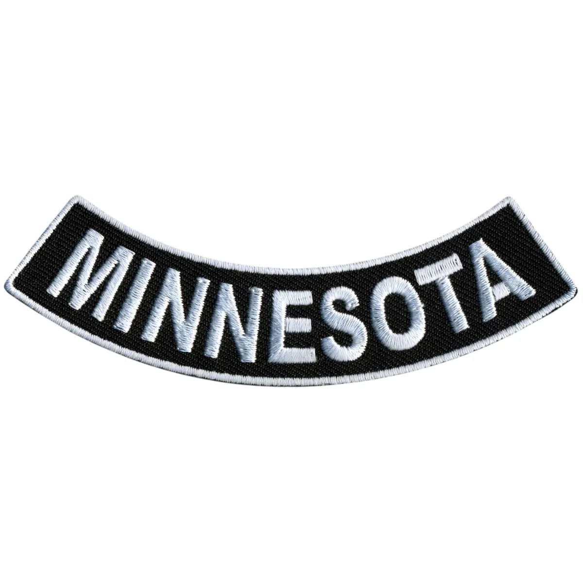 Functional Hot Leathers Minnesota 4 X 1 Bottom Rocker Patch PPM5046 Traditional