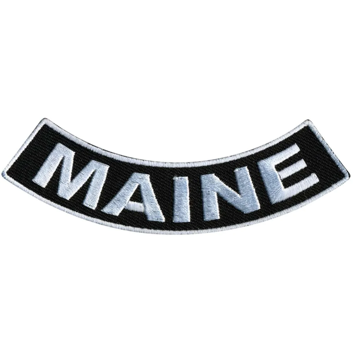 Detailed Hot Leathers Maine 4 X 1 Bottom Rocker Patch PPM5038 Contemporary