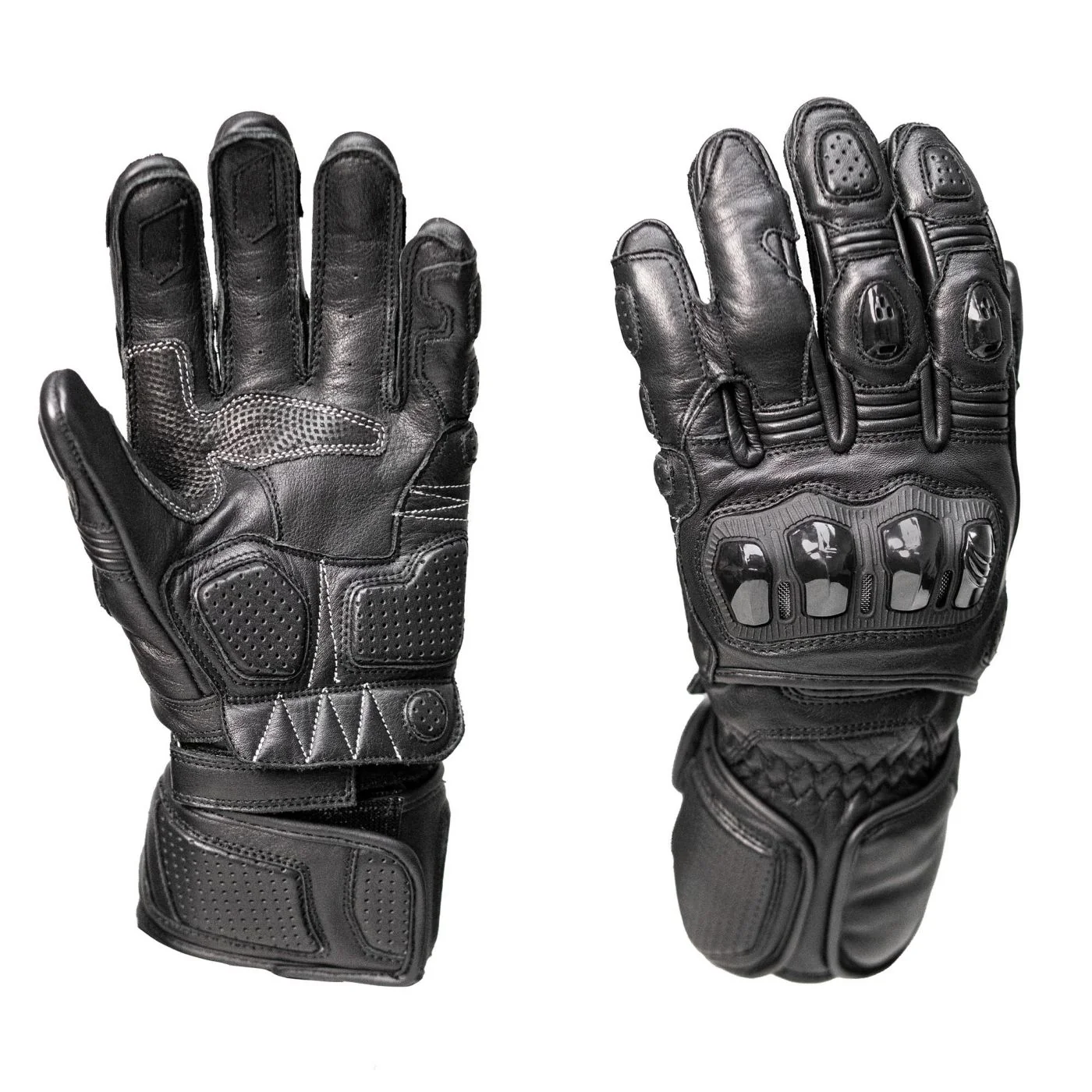 Authentic MMCC Men's Vader Leather Motorcycle Gloves - MMC70000 Convenient