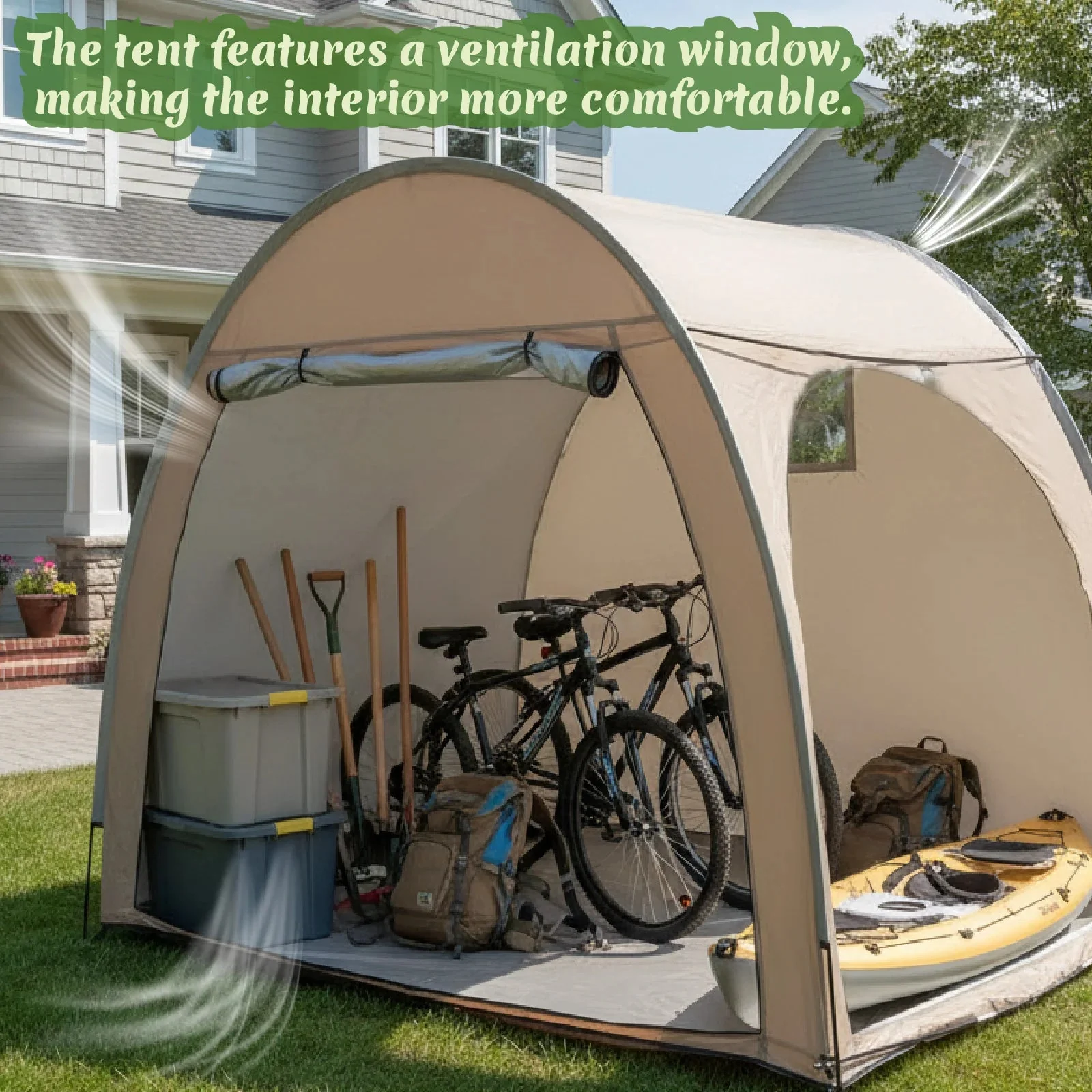Lightweight Thickened Oxford Cloth Portable Bike Shelter Travel Tent – Weatherproof Cover for Cycling Hiking Camping Enhanced