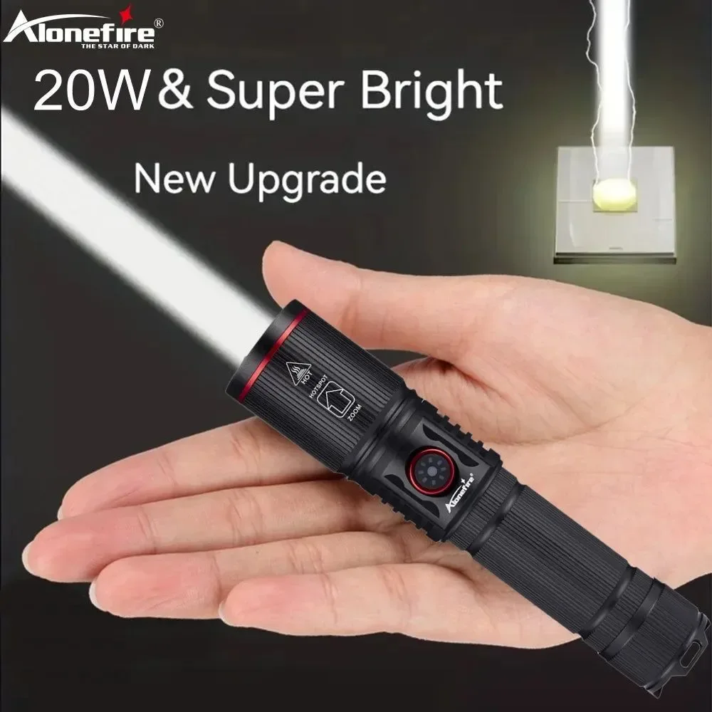 Expertly Made Linterna LED recargable por USB de 20 W iluminación versátil para exteriores Exclusive