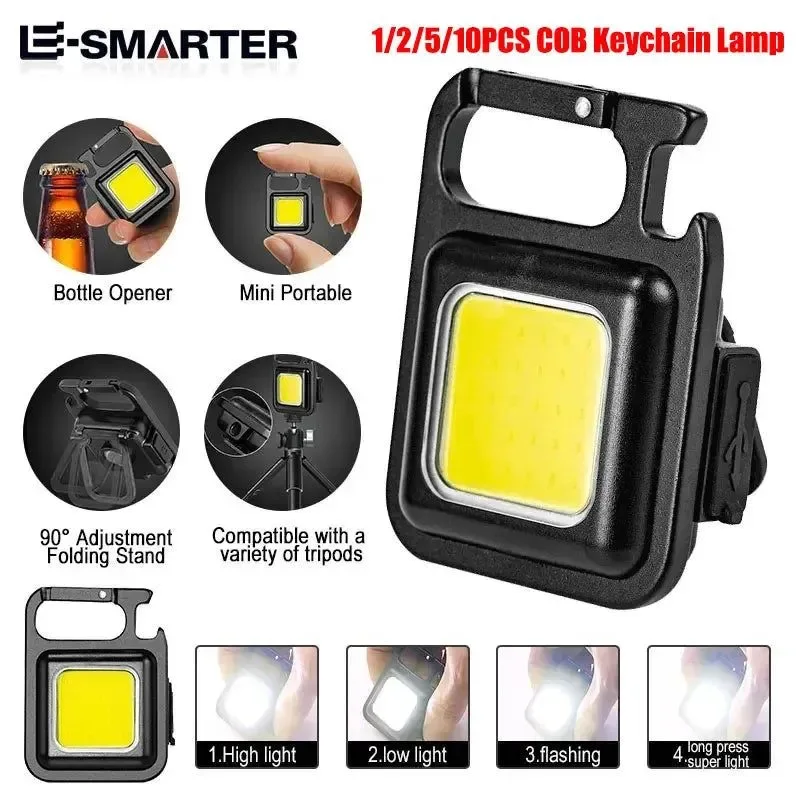 Advanced Mini linterna COB portátil con llavero linterna EDC impermeable para emergencias al aire libre Outstanding