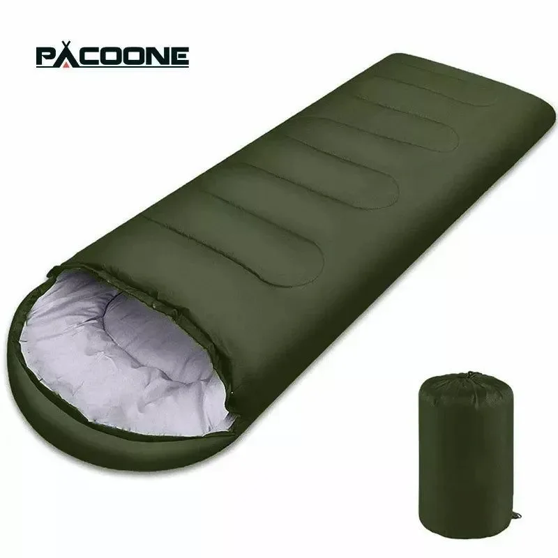 Fashionable Saco de dormir ligero de invierno para las 4 estaciones saco de dormir de algodón momia cálido para mochileros al aire libre. Versatile