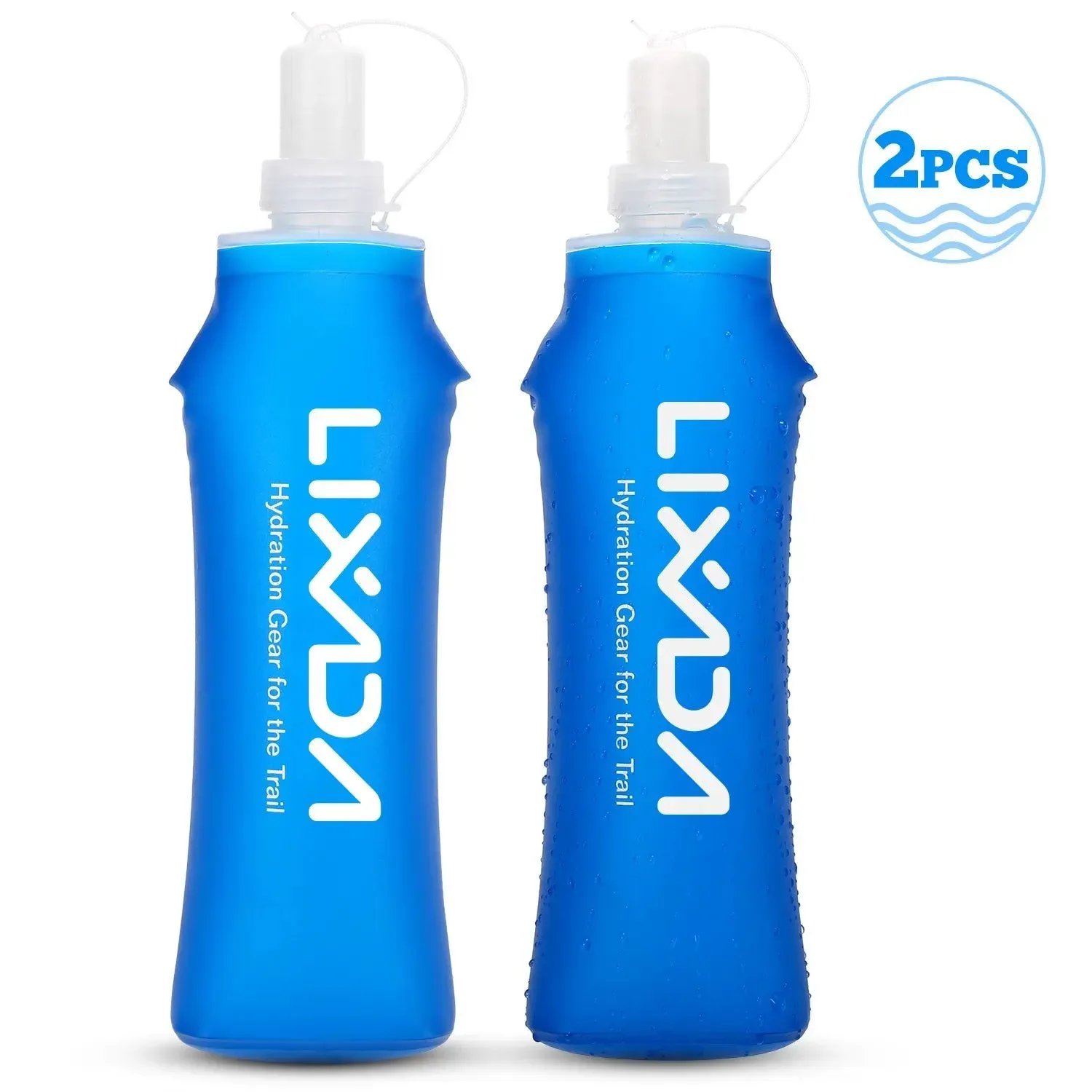 Fine Crafted Botella de agua blanda para deportes al aire libre de 500 ml termo plegable de TPU para camping running y ciclismo. Refined