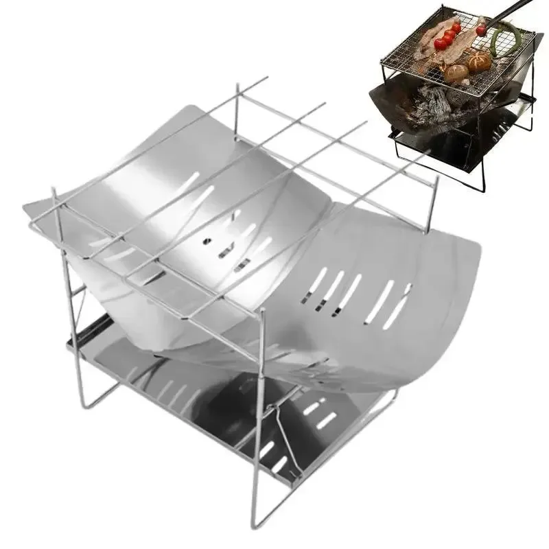 Genuine Estufa de leña de acero inoxidable para acampar con dispositivo de encendido para actividades al aire libre Premium Material
