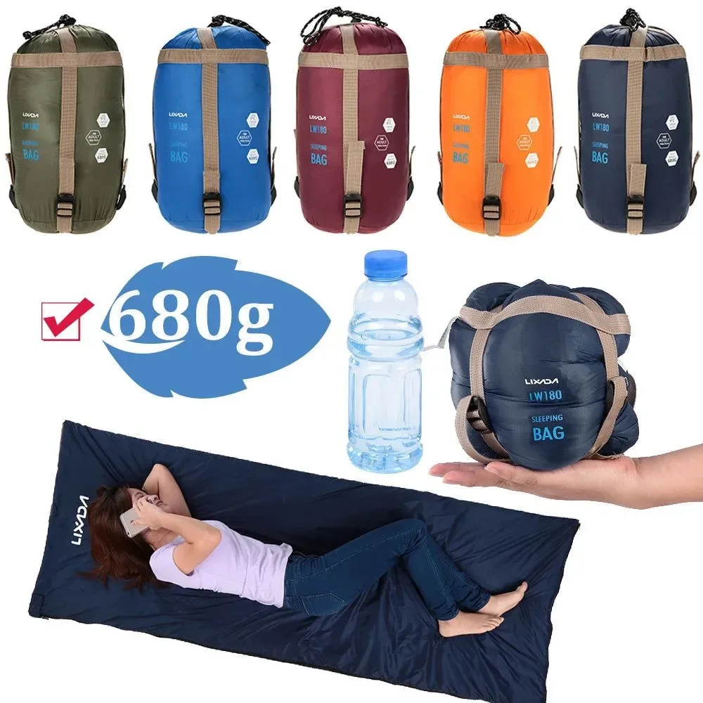 Lightweight Saco de dormir para acampar al aire libre saco de dormir para acampar saco de dormir para viajes senderismo multifunción ultraligero 680 g Traditional