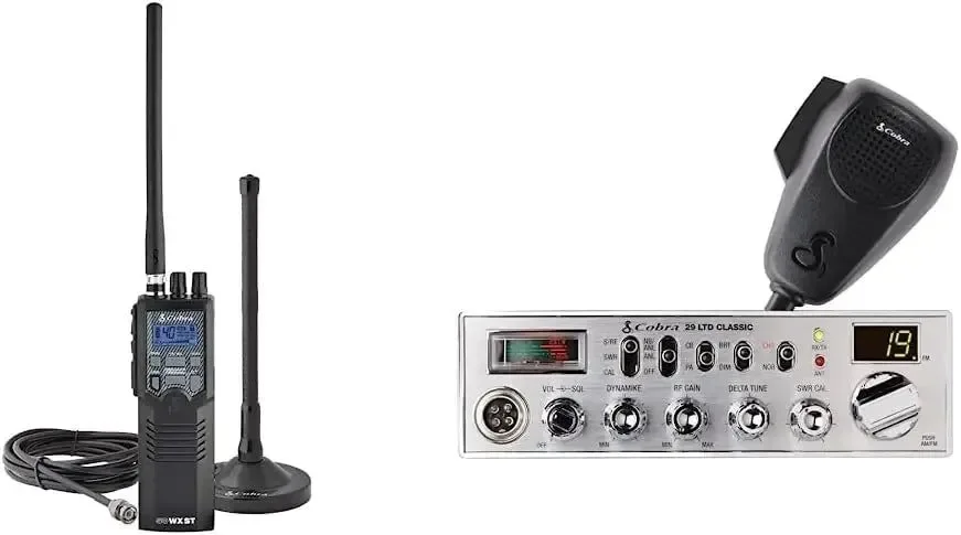 Elite Radios CB Cobra comunicación bidireccional confiable con acceso a canales de emergencia y alertas meteorológicas Exceptional