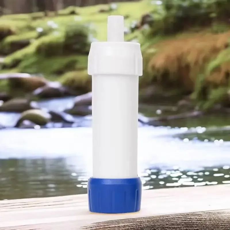 Smart Mini purificador de agua para acampar con filtro de paja para emergencias al aire libre viajes y senderismo Practical