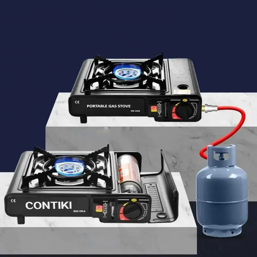 Elite Estufa de gas portátil a prueba de viento mini cocina de camping Fine