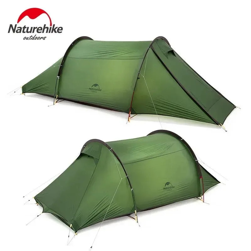 Premium Material Nueva tienda de campaña tipo túnel tienda de campaña ultraligera 20D impermeable para 2 personas i para viajes de 4 estaciones Verified