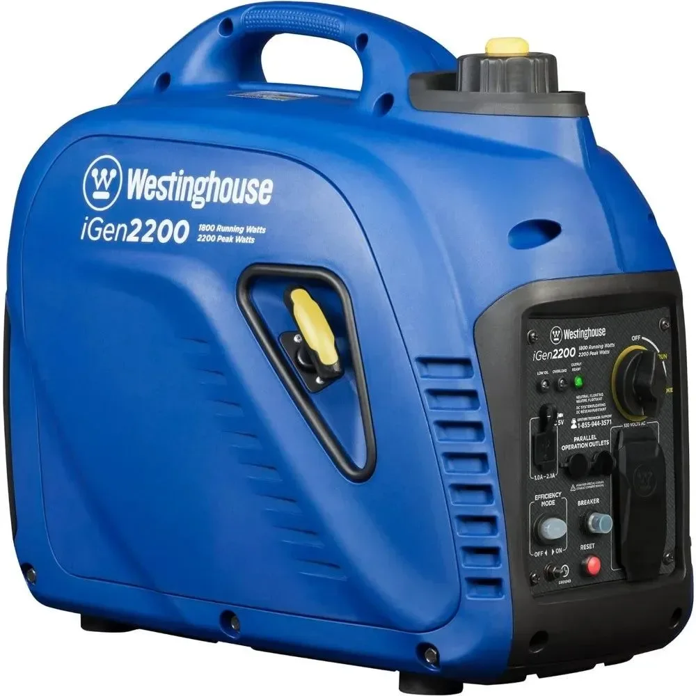 Reliable Generador inversor portátil ligero y súper silencioso de 2200 W a gasolina y con conexión en paralelo. Acerca de este artículo Casual