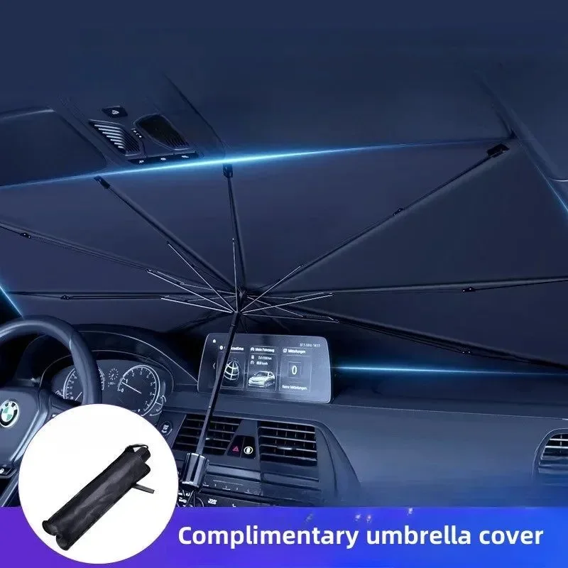 Premium Material Parasol para parabrisas con borde dobladillado protección solar para el verano del coche parasol para la ventana delantera Efficient