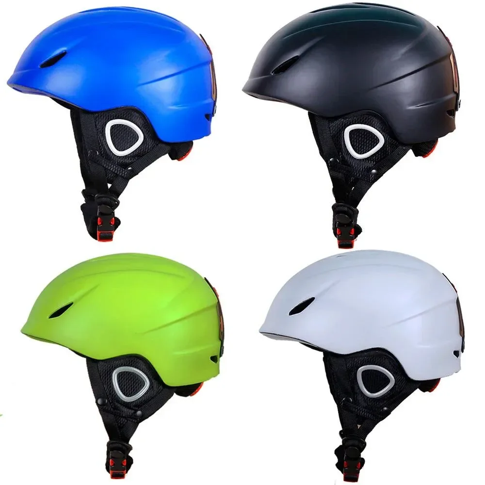 Effective Casco unisex rojo de alta calidad para patinaje sobre hielo y deportes de nieve - Gorra de seguridad ultraligera con moldeado integrado Sustainable