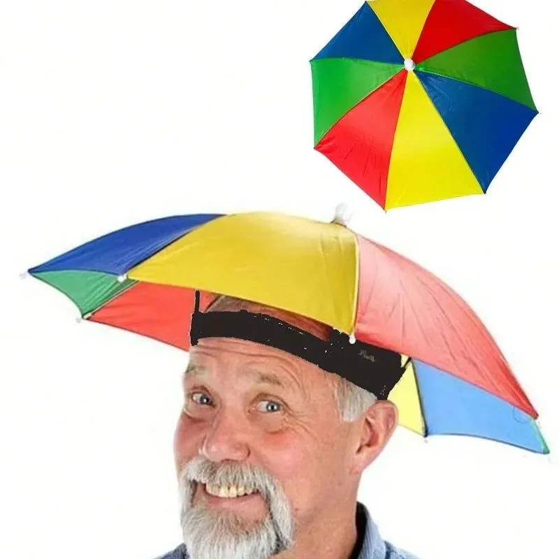 Natural Paraguas plegable y portátil para la lluvia anti-UV para pesca y actividades al aire libre. Innovative