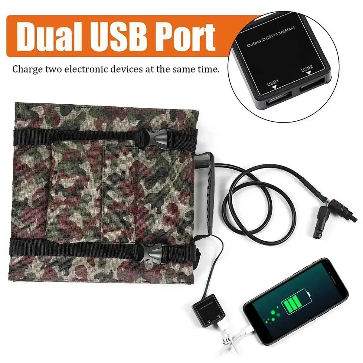 Fashionable Kit de panel solar plegable de 300 W con cargador MPPT para camping coche barco y caravana. Trusted