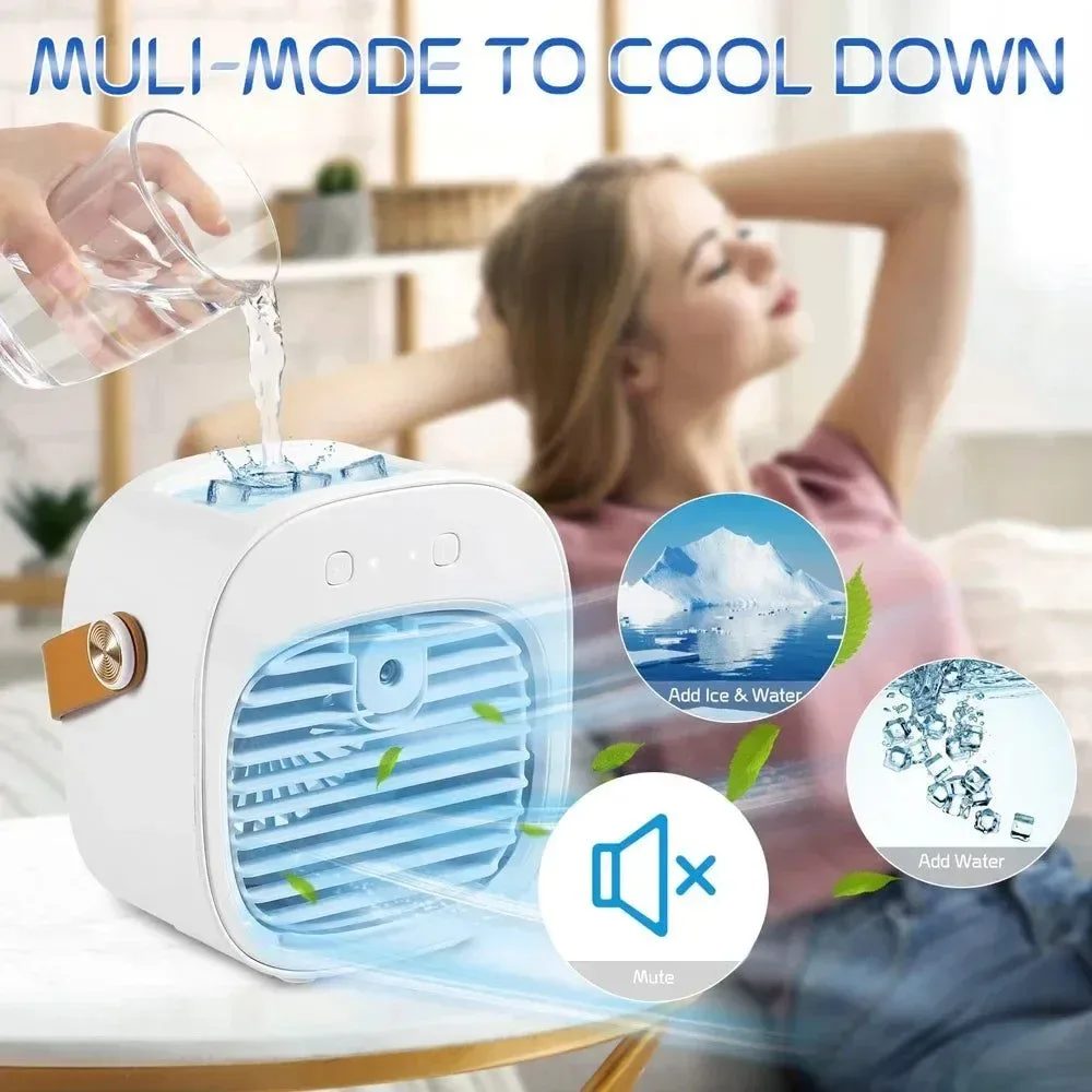 Exclusive Mini aire acondicionado portátil recargable – Ventilador personal inalámbrico Excellent