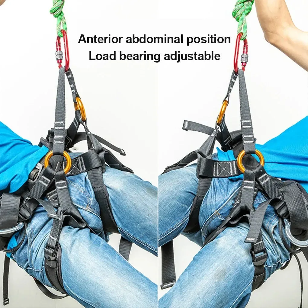 Consistent Arnés de escalada profesional - Arnés de seguridad ajustable para escalada laboral y deportiva con protección anticaídas Trendy