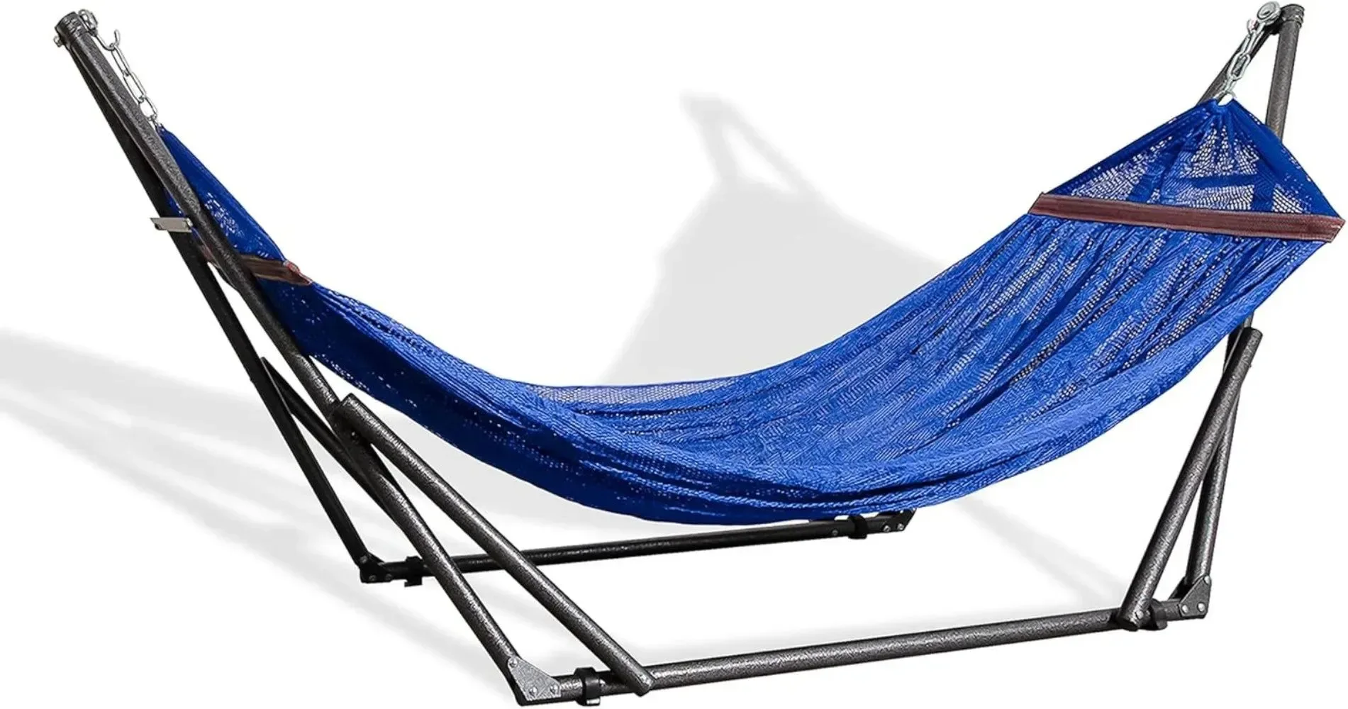 Smart Hamaca portátil con soporte de acero - Cama colgante ajustable para exteriores para camping playa y patio Elegant