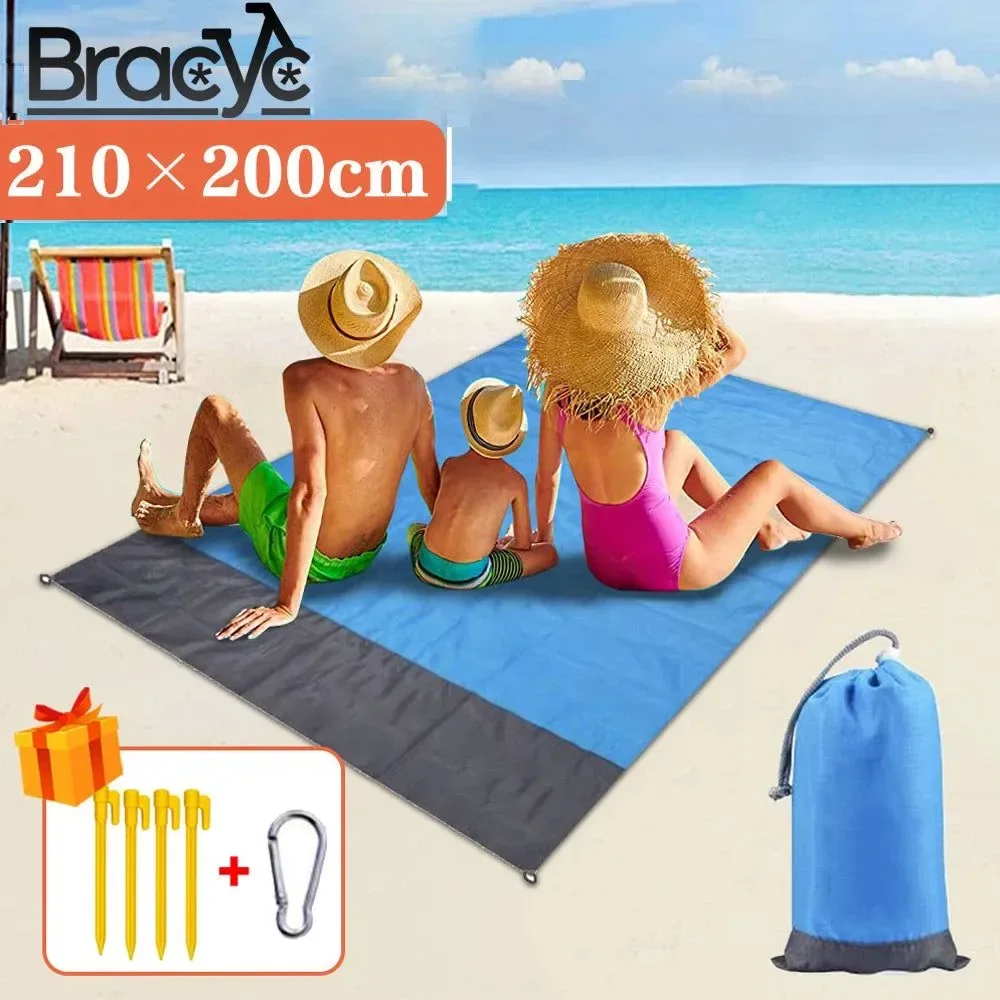 Relaxed Manta de playa impermeable de 2 x 2 1 m colchoneta ligera y plegable para pícnic camping arena y exteriores. Functional