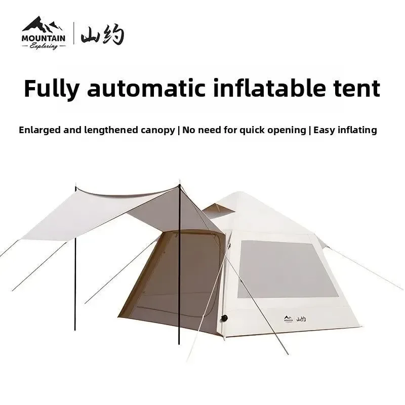 User-Friendly New Automatic Inflatable Camping Tent – Instant Setup Waterproof Portable for 2-Person Family Outdoor Adventures Advanced