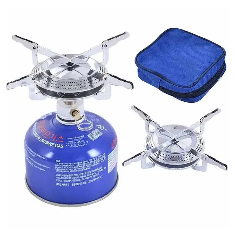 Specialty Windproof Camping Gas Stove – Portable Foldable Electronic Ignition Stove Head for Outdoor Cooking Hiking Mountaineering High-Quality