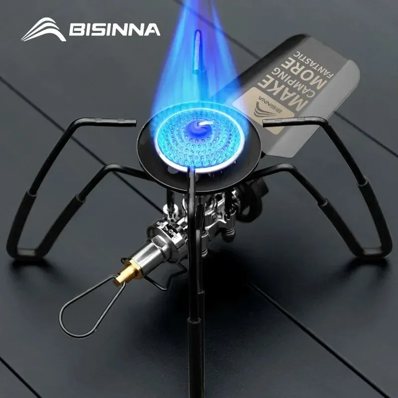 Relaxed 3300W Portable Folding Spider Camping Stove with Piezo Ignition Modern