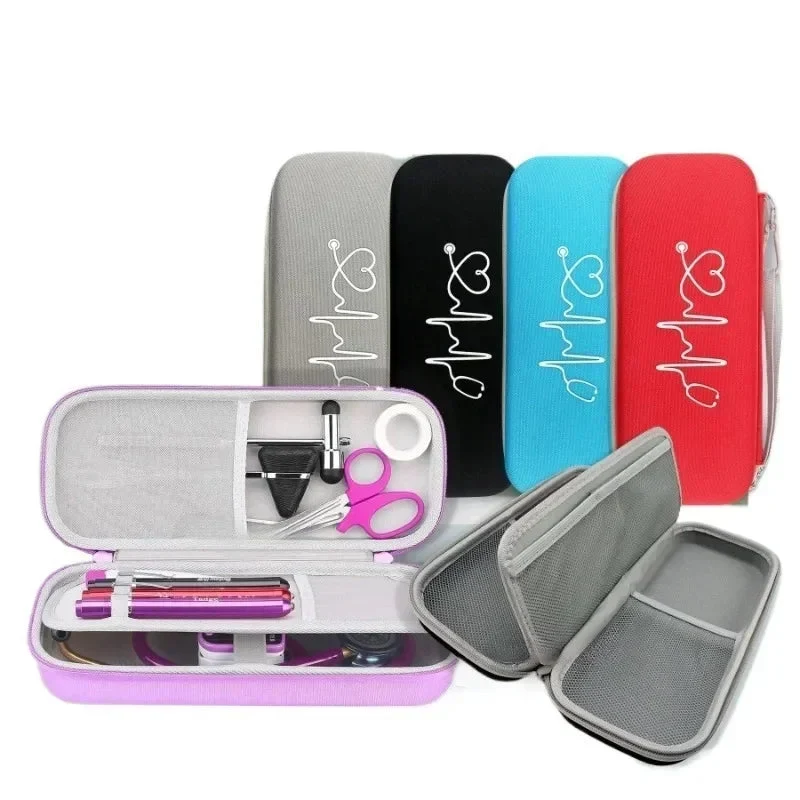 Premium Material Portable Medical Storage Case – Hard Shell EVA First Aid Organizer for Stethoscope Emergency Supplies Comfortable