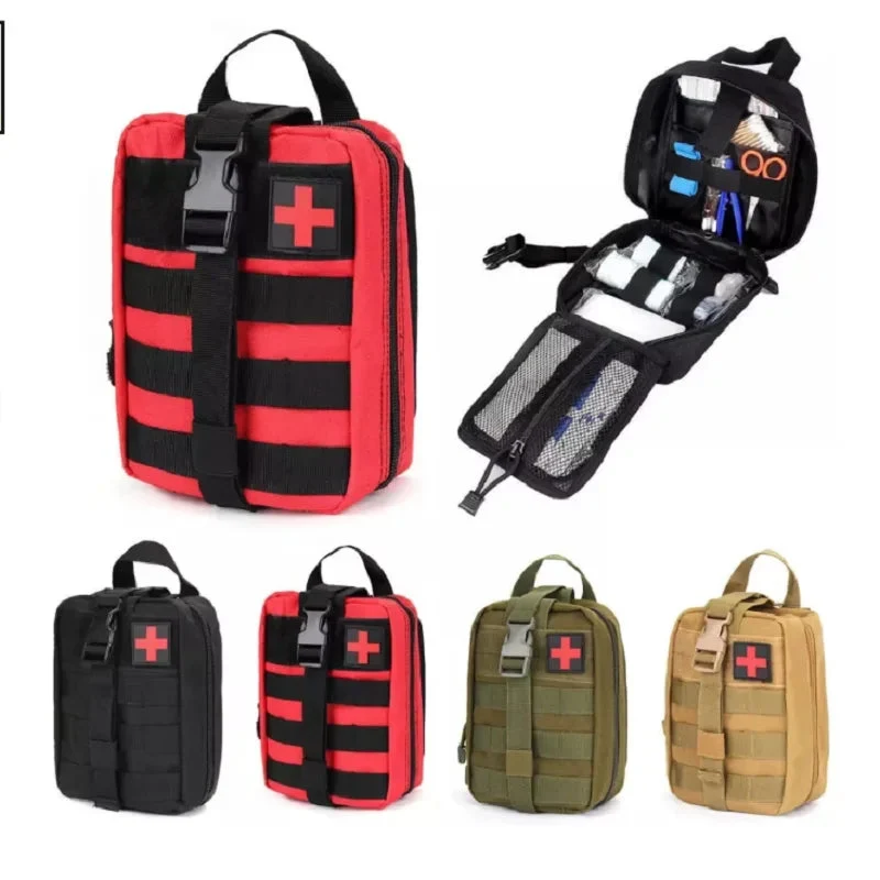 Classic Tactical Molle First Aid Pouch – EDC Emergency Medical Kit Bag for Camping Hiking Survival Genuine