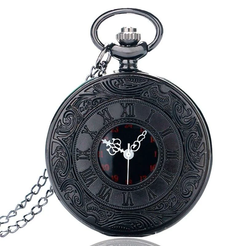 Casual Roma Pocket Watch Dark Grey Reusable