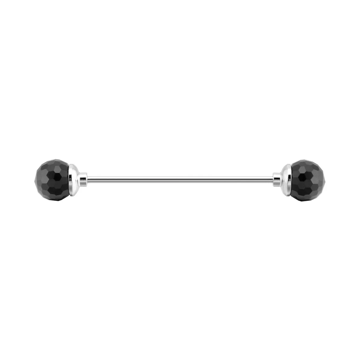 Healthy Black Crystal Ball Colar Bar Soft