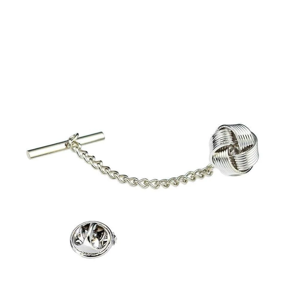 Versatile Metal Knot Tie Tack World-Class