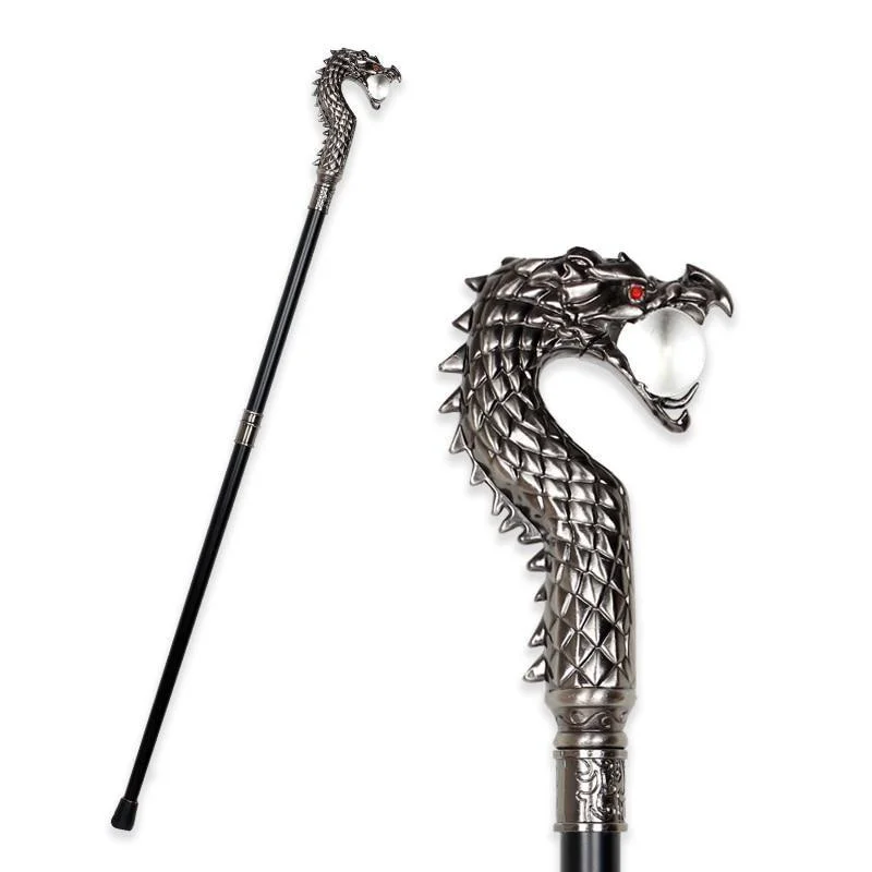 Efficient Lucas Wooden Walking Stick With Dragon Handle Verified
