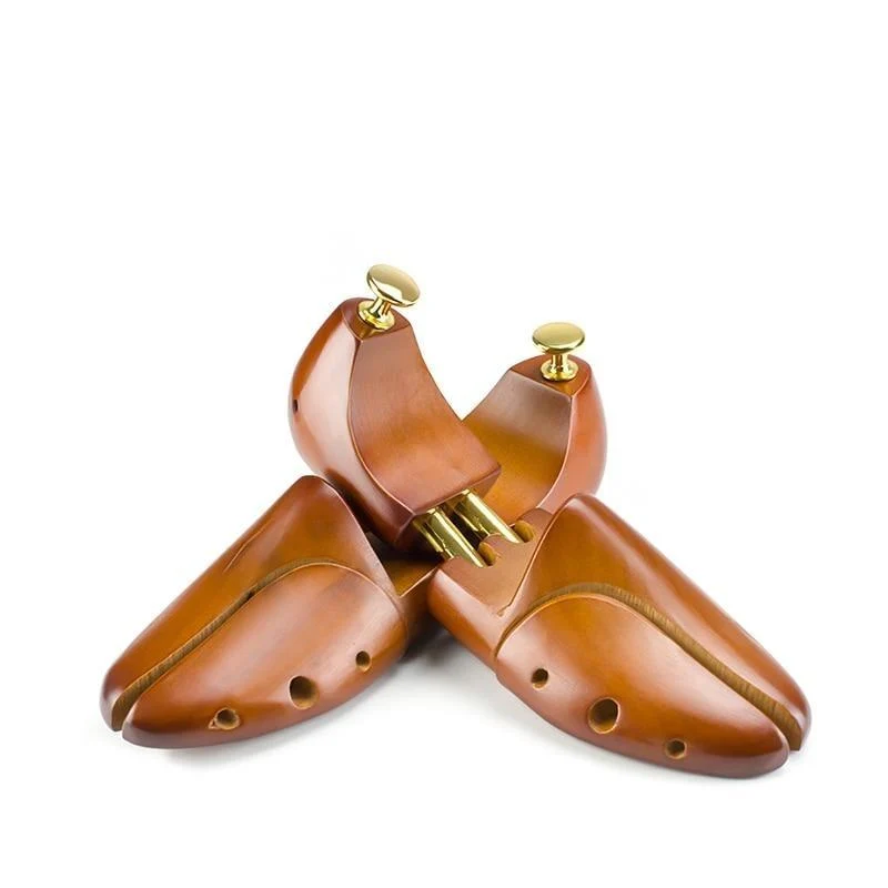 Responsible Twin Tube Red Cedar Wood Adjustable Shoe Tree 1 Pair Official