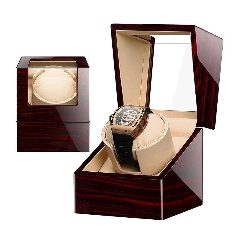 Quality Fabrizio Sandal Wood Box Mechanical Watch Winder Advanced
