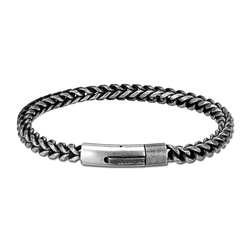 Long-Lasting Mattias Stainless Steel Chain Bracelet Casual