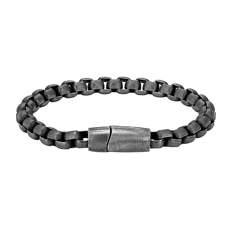 Exceptional Magnus Stainless Steel Chain Bracelet Enhanced