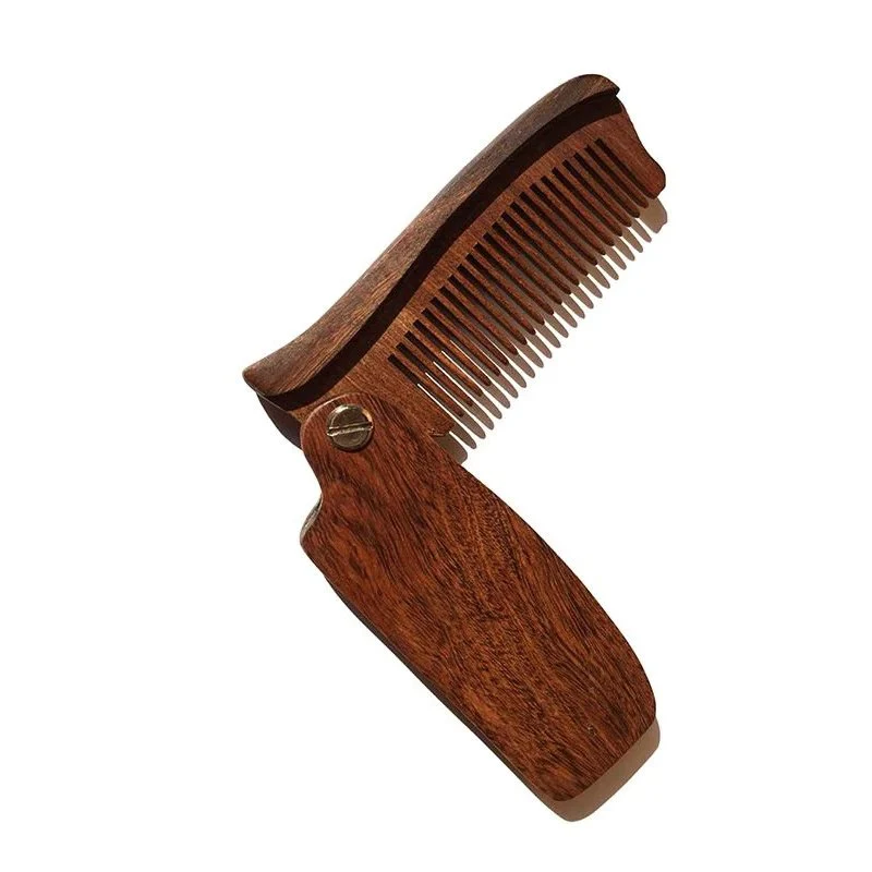 Secure Peine para barba plegable de sándalo Environmentally Friendly