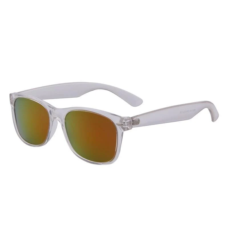High-Grade Polarizado Transparente Retro Gafas de sol Green