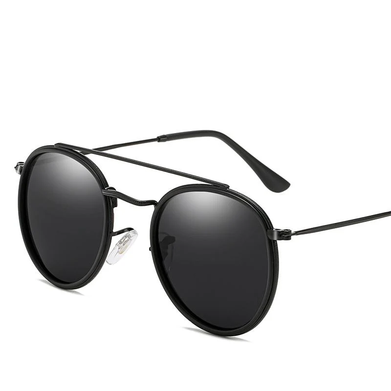 Breathable Gafas de sol redondas de aviador polarizadas Contemporary