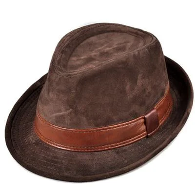 Fast Piel de ante Trilby Sombrero Solid