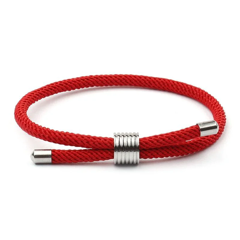Exclusive Luca Minimalista Milan Pulsera de cuerda Natural