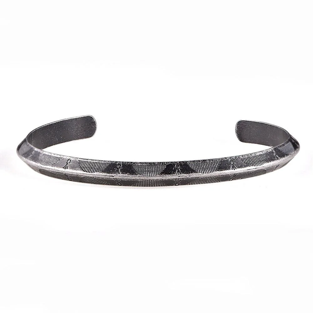 Durable Brazalete de acero inoxidable Dennis Expertly Made