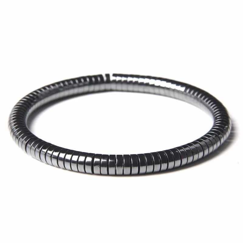 Traditional Savoca Pulsera geométrica de cuentas de hematites Healthy
