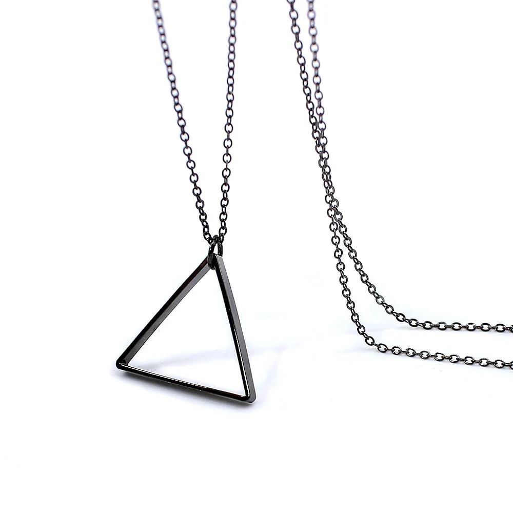 Smart Collar con colgante triangular minimalista Professional
