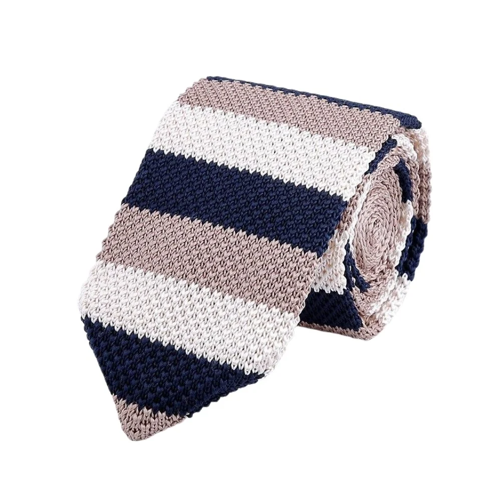 Verified Corbata de punto a rayas Flexible